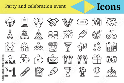 modern line art for marketing and design use