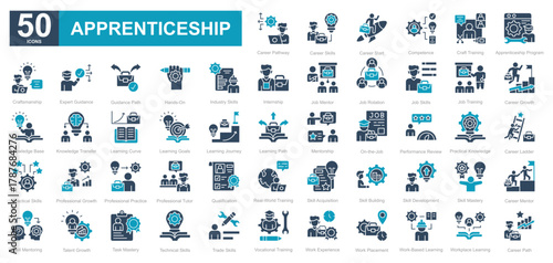 Apprenticeship dualtone iconset