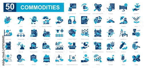 Commodities dualtone iconset