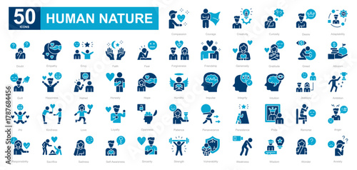 Human Nature dualtone iconset