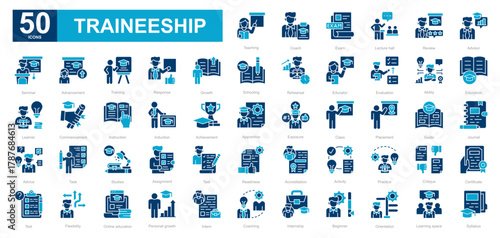 Traineeship dualtone iconset