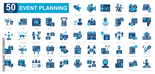 Event Planning dualtone iconset