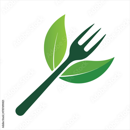 Plant Based Eating Silhouette Icon