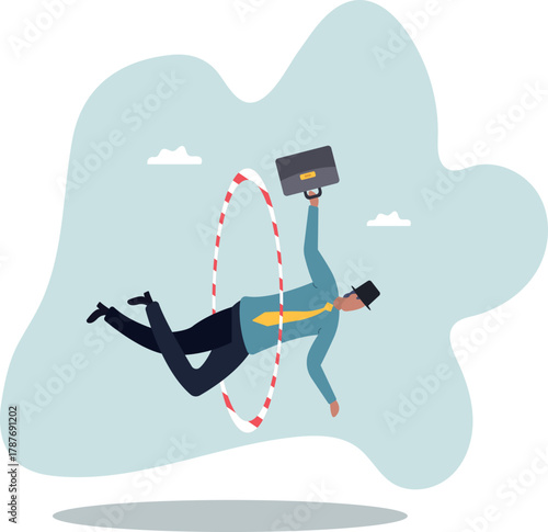 Capability or employee competence, skill and performance to achieve success, challenge or motivation to overcome obstacle.about a man and his life.