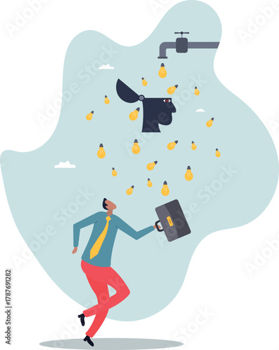 Learn new skills, create new ideas or innovative solution, education and knowledge or imagination and creativity to think like genius.about a man and his life.