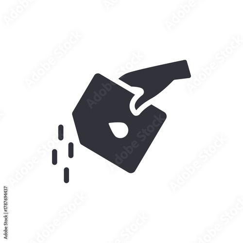 Hand Sowing Seeds Agriculture Farming Planting Crop Icon