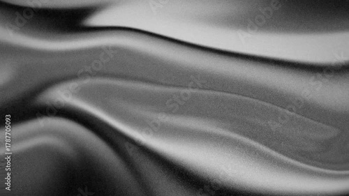 	
Abstract wavy black fabric texture. Liquid holographic background. Smooth silk fabric surface with ripples and folds on the tissue Holographic Pastel Background with 3D Rendering in Seamless Loop