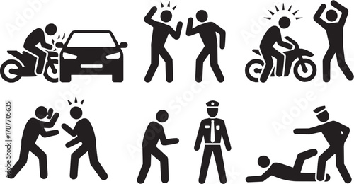 Construction teamwork and labor icons set. Workers, safety, teamwork, equipment, repair, progress, construction, site, maintenance, architecture, build, structure, design, engineer, industrial, develo