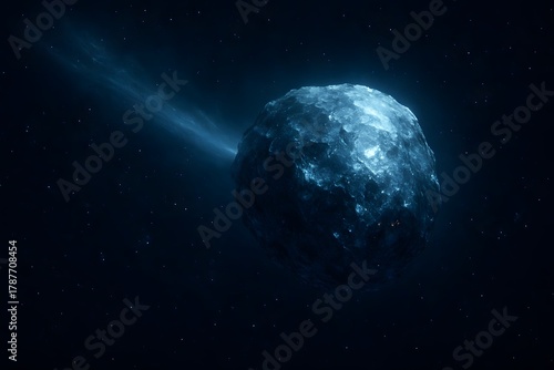 Exploring a Cosmic Phenomenon: Interstellar Travel to an Alien World with Shimmering Starry Skies and Comets in Deep Space
