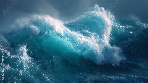 Fototapeta Naklejka Na Ścianę i Meble -  sea wave splash