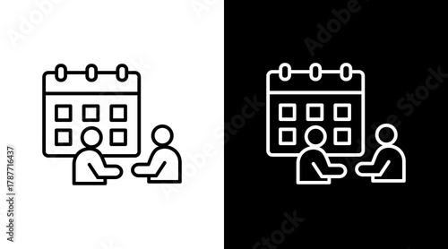 Planning Session   White Icon Set Design