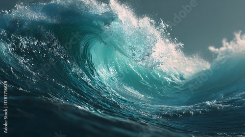 Fototapeta Naklejka Na Ścianę i Meble -  sea wave splash