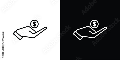 Affordable icon - stroke design. pixel perfect editable line icons