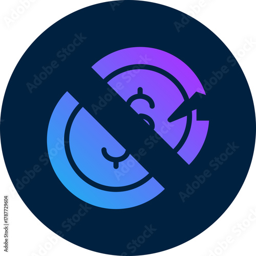 Collapse  icon for bankruptcy , website, application, printing, document, poster design, etc