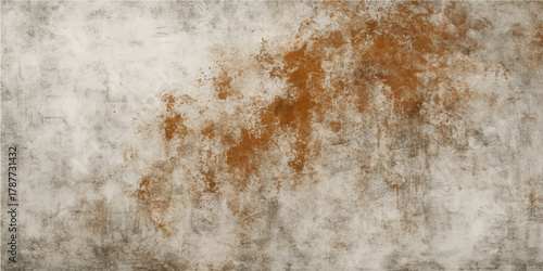 Rustic grunge texture of an antique brown stone wall surface pattern