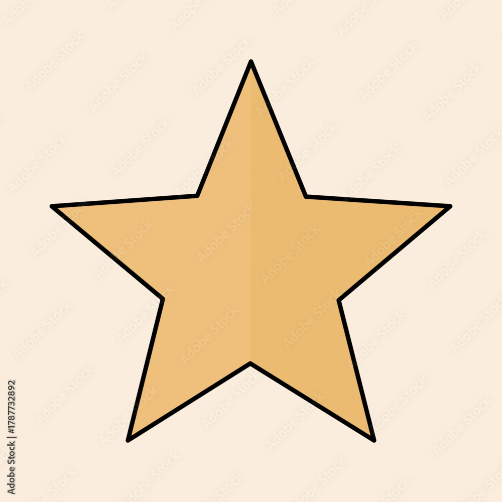 Fototapeta premium golden star icon