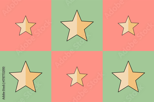 vector illustration of a star. background star