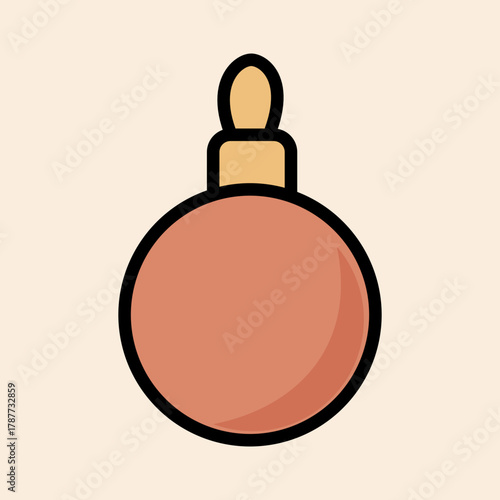 christmas ball with christmas tree