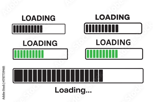 Mixed Style Loading Progress Bars
