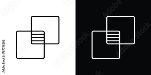 Opacity icon - stroke design. pixel perfect editable line icons