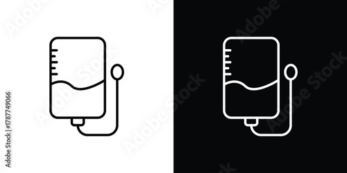 Perfusion icon - stroke design. pixel perfect editable line icons