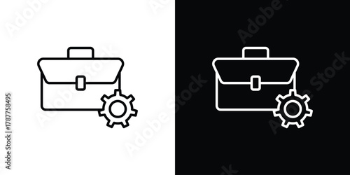 Toolbox icon - stroke design. pixel perfect editable line icons