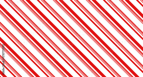 Candy cane Christmas pattern background vector illustration. Merry Christmas abstract background vector. Gift wrap paper print and web design for holidays.
