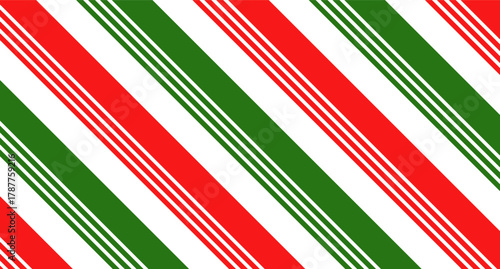 Candy cane Christmas pattern background vector illustration. Merry Christmas abstract background vector. Gift wrap paper print and web design for holidays.