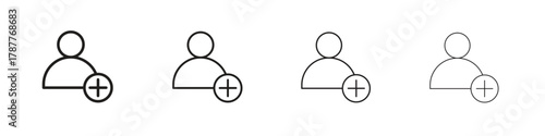 Add a new user icon outline symbol. Editable Stroke collection.