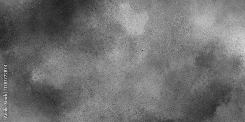 Abstract black concrete wall background. black grunge texture for design. Abstract gray grunge cement wall texture background with vignette dark, gray concrete texture for interior design.