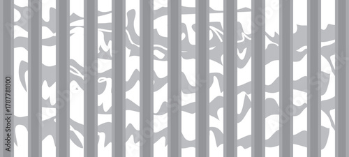 Minimalist Abstract Geometric Stripes Pattern, Topographic Contour Lines Background.