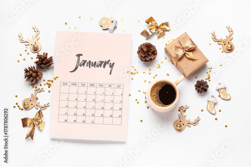 Paper calendar for January ...