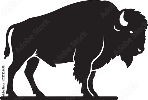 rhino and elephant silhouette vector illustration