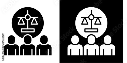 Integrity  Icon Set White Style Collection