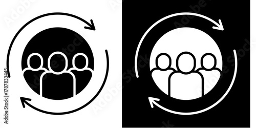 Diversity And Inclusion  Icon Set White Style Collection