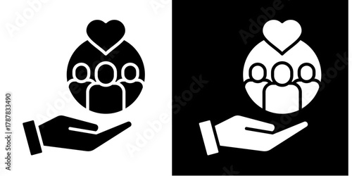 Employee Well Being  Icon Set White Style Collection