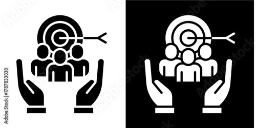 Purpose Driven Culture  Icon Set White Style Collection