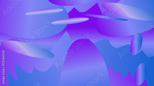 abstract background with purple and blue gradient of curved lines and elliptical circles