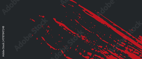 Background, contrast red and black color abstract template for business design. Technology style. You can use it for advertising, sports posters, templates, business presentations. Vector illustration