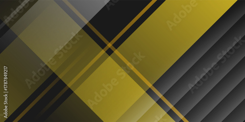 template corporate concept yellow black grey and white contrast background. Vector graphic design illustration, copy space