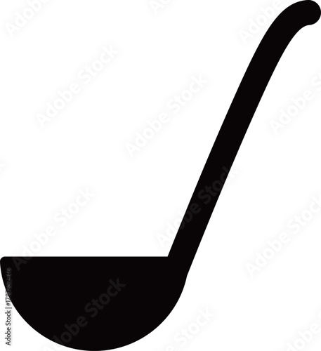 おたまのアイコン　モノトーン