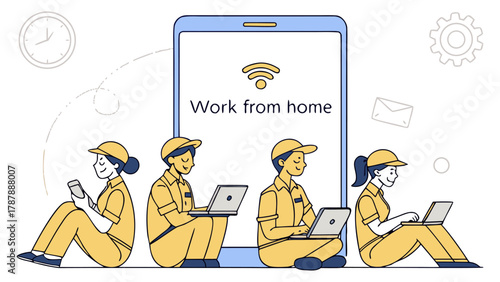 At-home conversation using smartphone, person engaged in casual parley, relaxed environment, modern lifestyle, virtual communication connection.