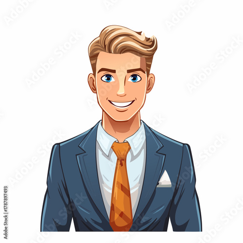 Mann - Cartoon Comic Stil