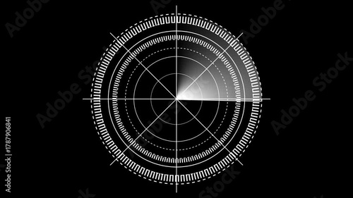 Digital Radar Scanner Loop