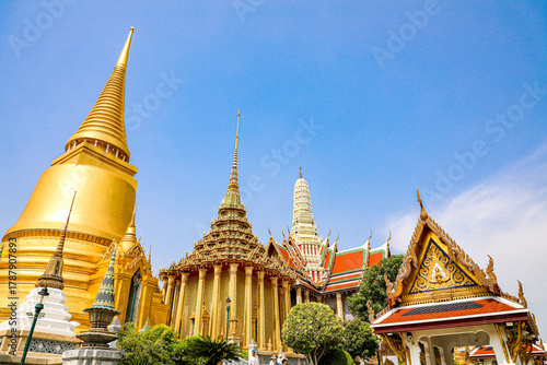 Wat Phra Kaew or Wat Phra Sri Rattana Satsadaram is temple used for various royal ceremonies during reign of King Rama I. It is temple within the Grand Palace. Inside temple is the Emerald Buddha.