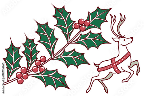 christmas holly berries