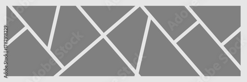 Photo collage template. Mood board grid. Square picture frame. Photography album layout. Vector illustration .EPs 10 .