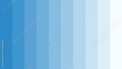 Vertical Blue Color Gradient Swatches vector