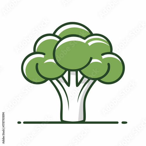 green tree with green leaves