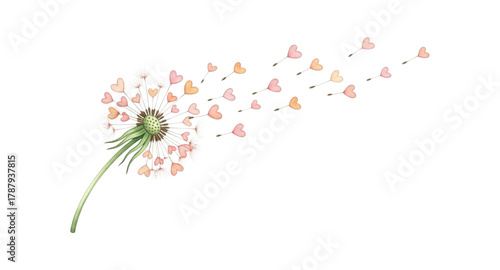 dandelion flower vector